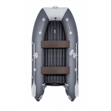 Лодка ПВХ Таймень LX 3400  НДНД  Графит/светло-серый