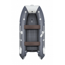 Лодка ПВХ Таймень LX 3600  НДНД  Графит/светло-серый